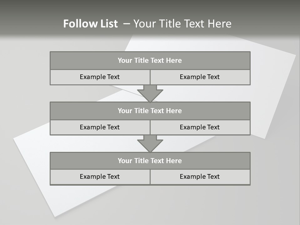 Namecard Contact Blank PowerPoint Template