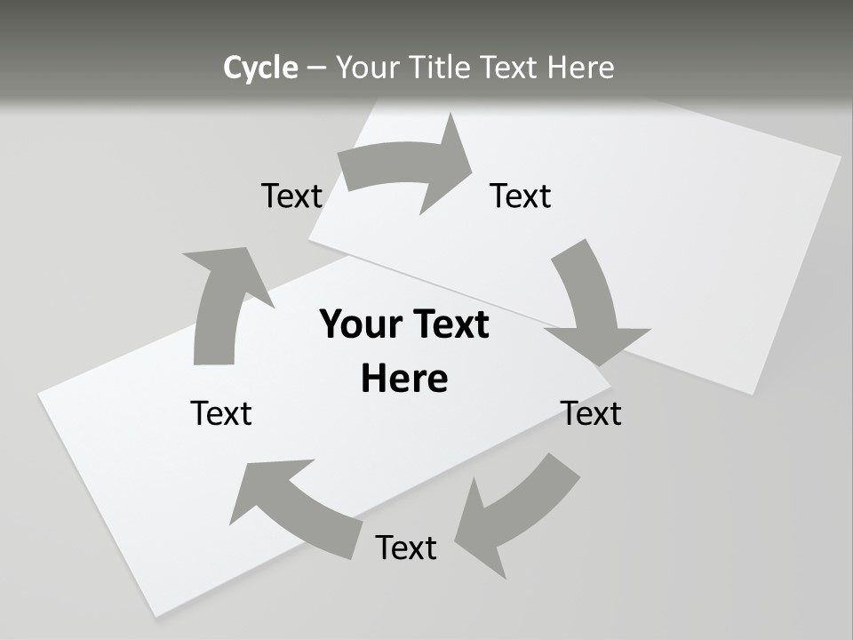 Namecard Contact Blank PowerPoint Template