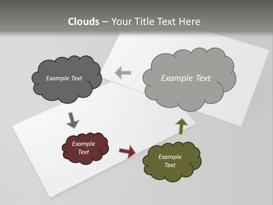 Namecard Contact Blank PowerPoint Template