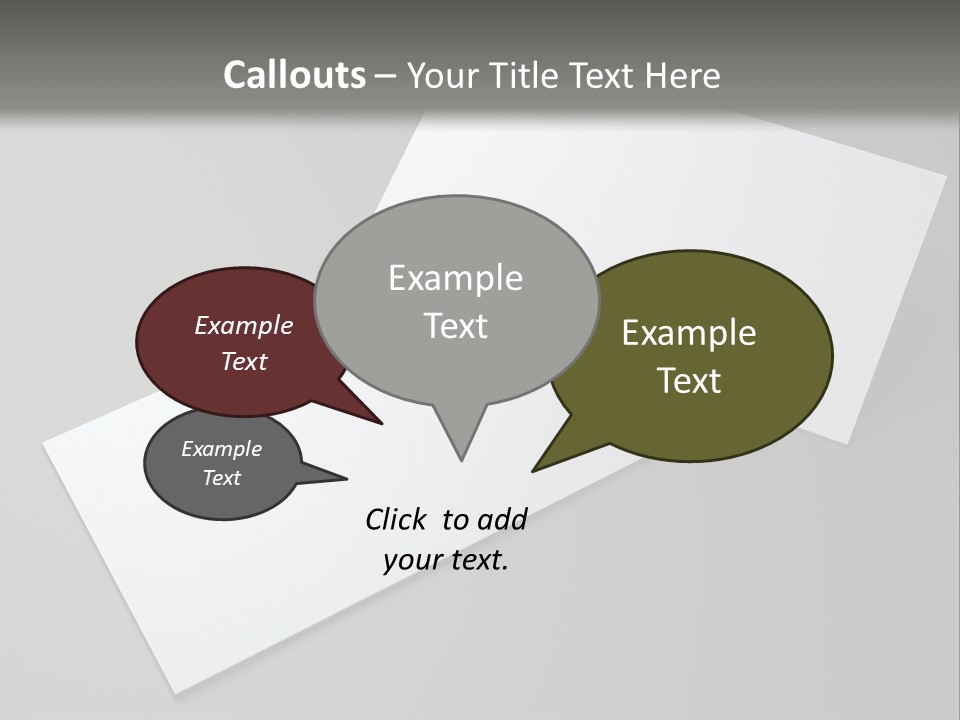 Namecard Contact Blank PowerPoint Template