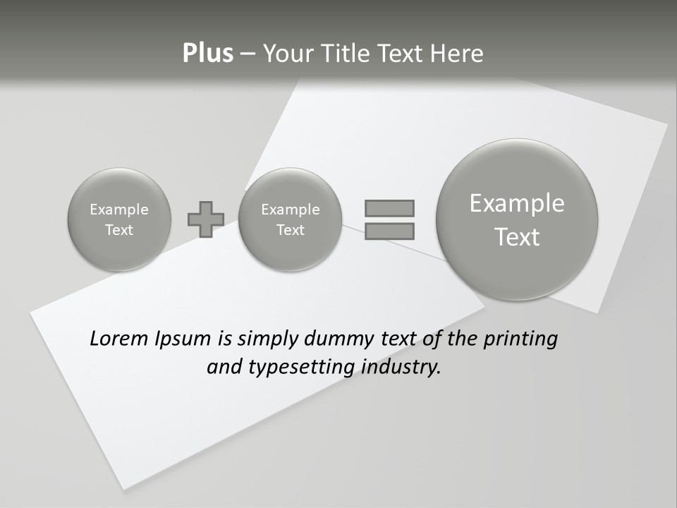 Namecard Contact Blank PowerPoint Template