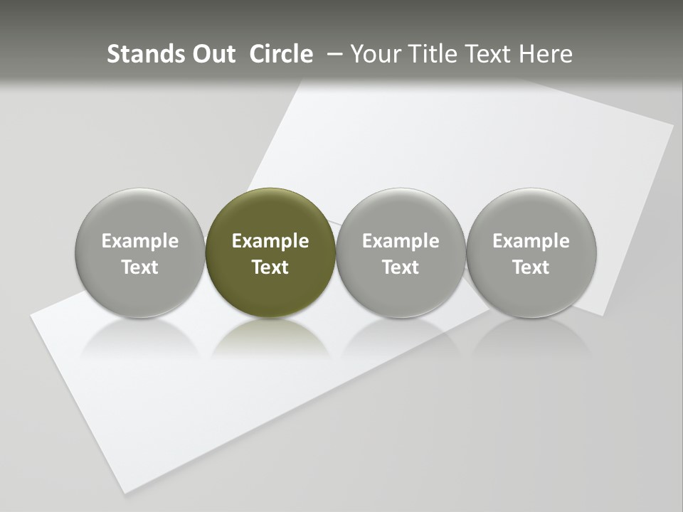 Namecard Contact Blank PowerPoint Template