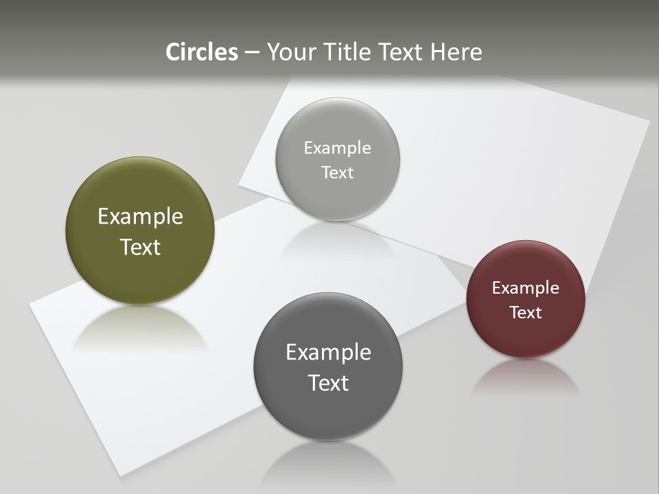 Namecard Contact Blank PowerPoint Template