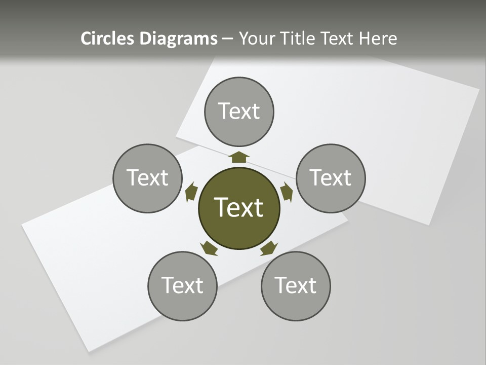 Namecard Contact Blank PowerPoint Template