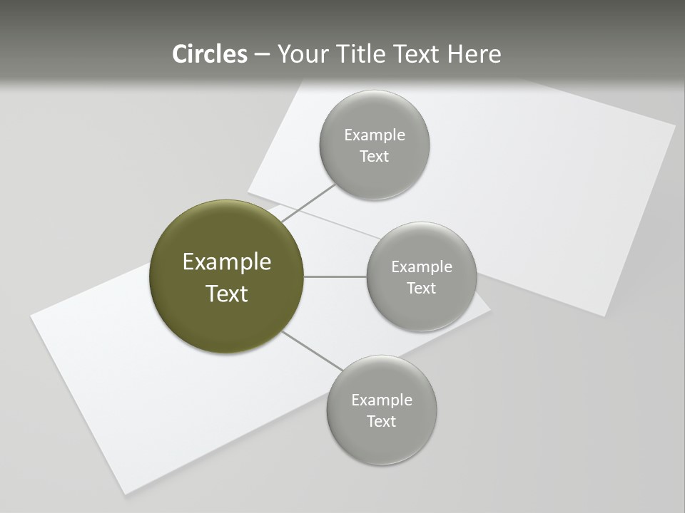Namecard Contact Blank PowerPoint Template
