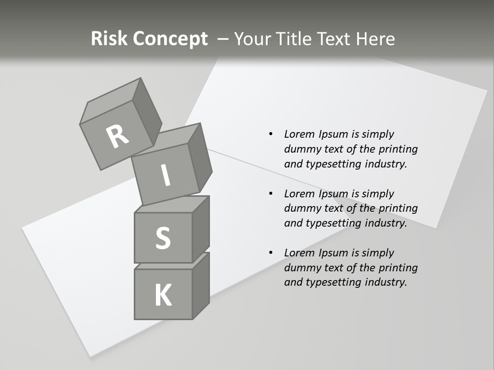 Namecard Contact Blank PowerPoint Template