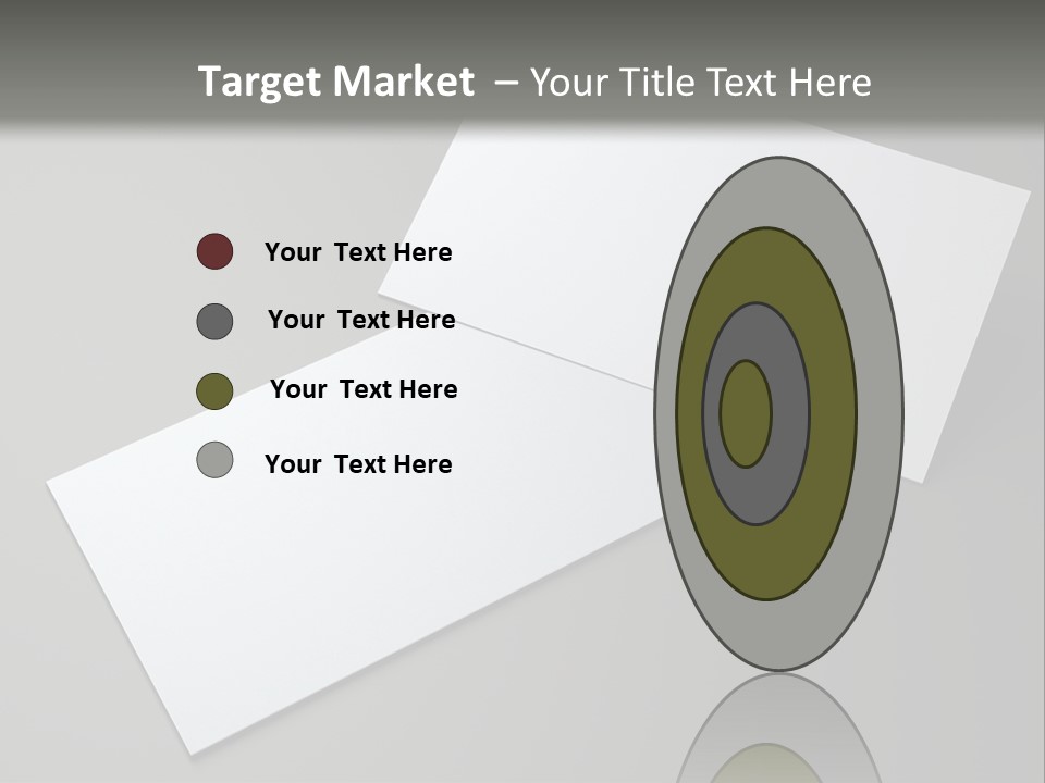 Namecard Contact Blank PowerPoint Template