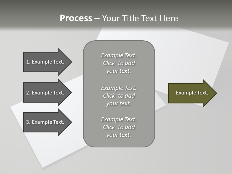 Namecard Contact Blank PowerPoint Template