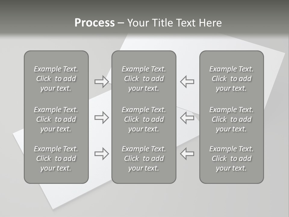 Namecard Contact Blank PowerPoint Template