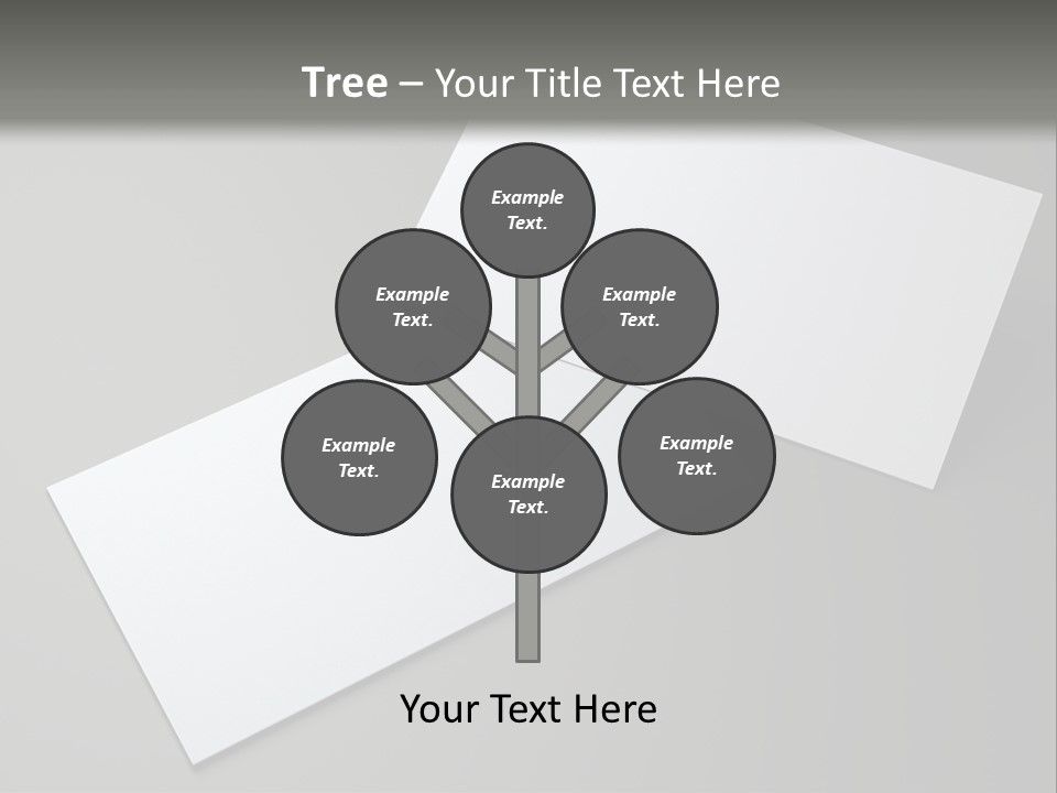 Namecard Contact Blank PowerPoint Template