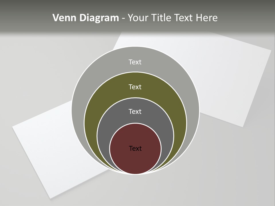 Namecard Contact Blank PowerPoint Template