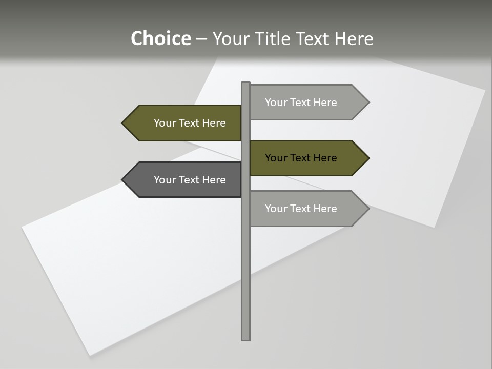 Namecard Contact Blank PowerPoint Template