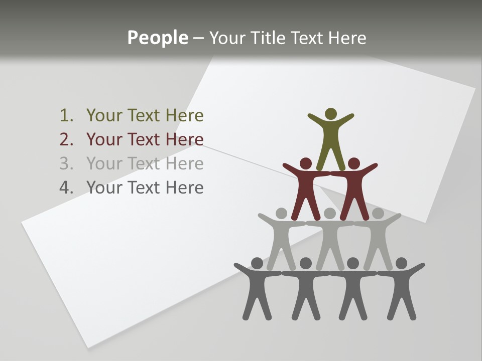 Namecard Contact Blank PowerPoint Template