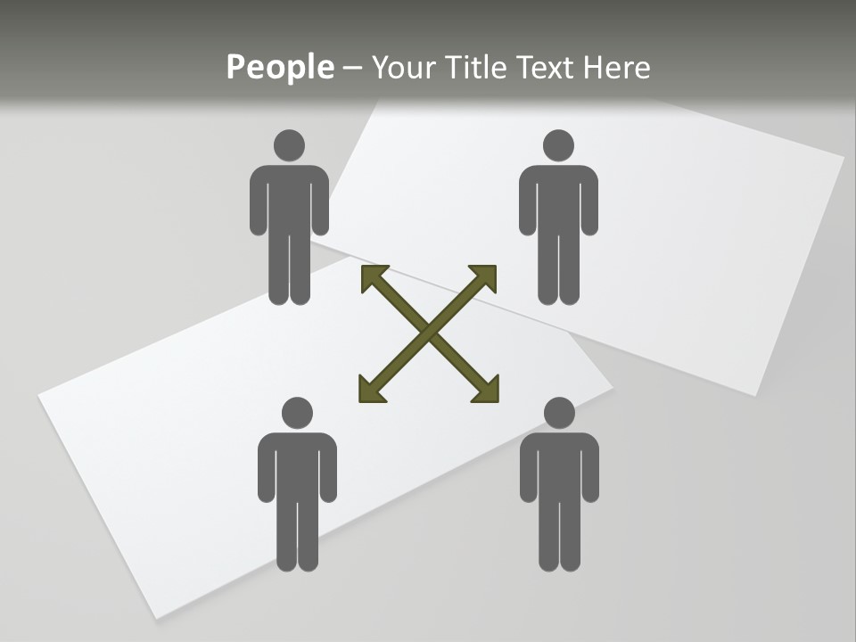 Namecard Contact Blank PowerPoint Template