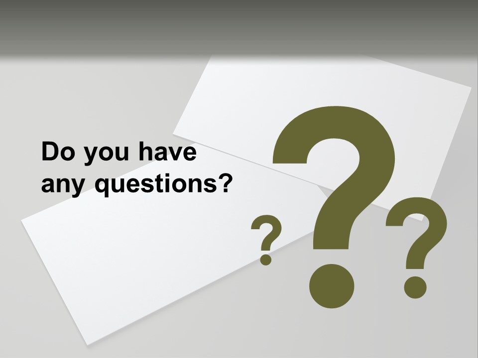 Namecard Contact Blank PowerPoint Template