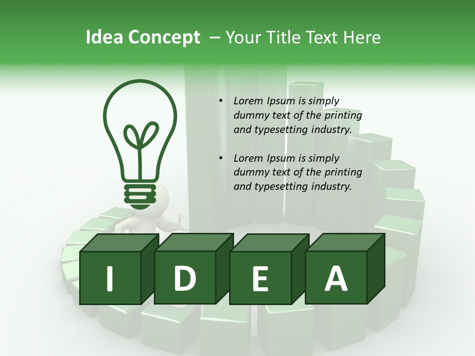 Gain Market Idea PowerPoint Template