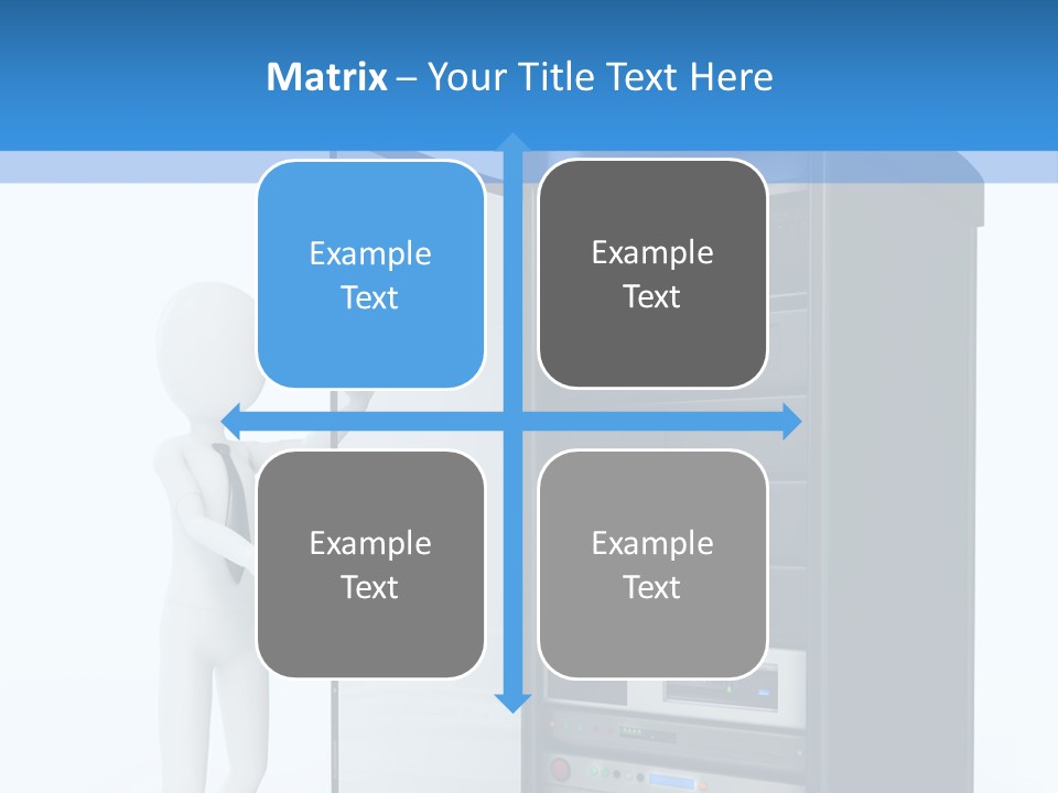 Tower Render Glass PowerPoint Template