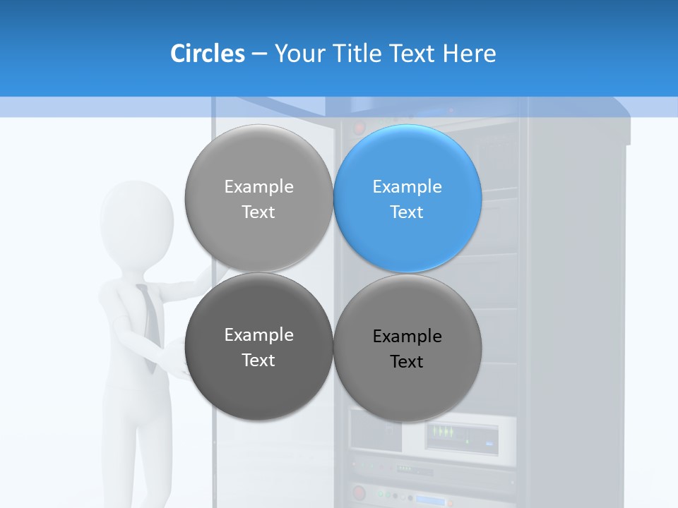 Tower Render Glass PowerPoint Template