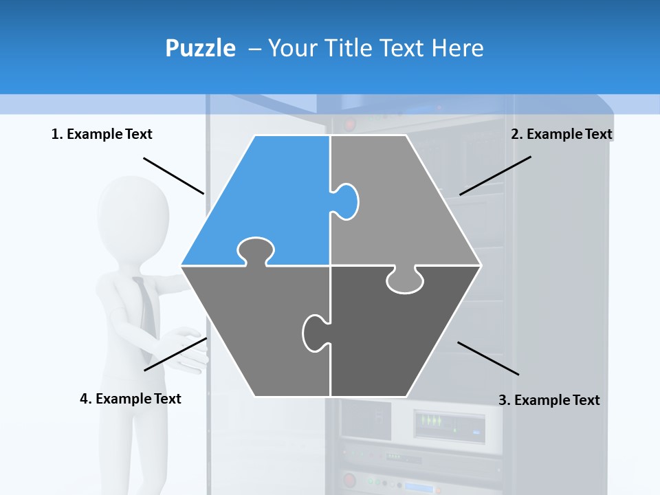 Tower Render Glass PowerPoint Template