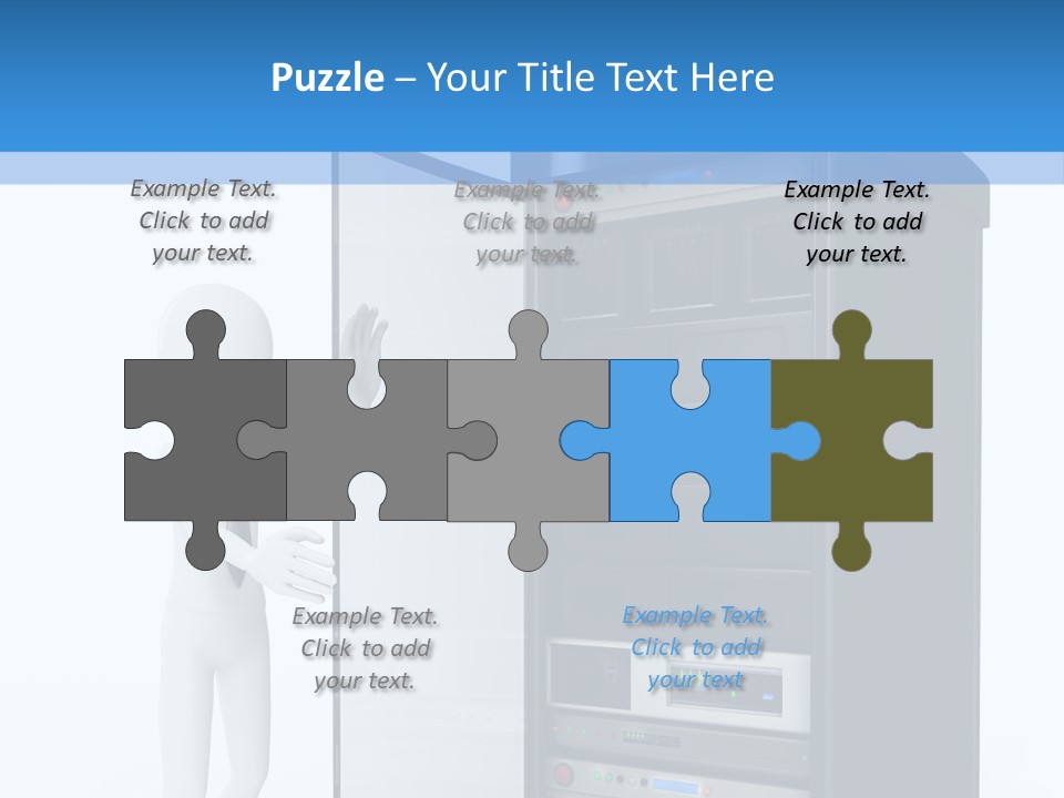 Tower Render Glass PowerPoint Template