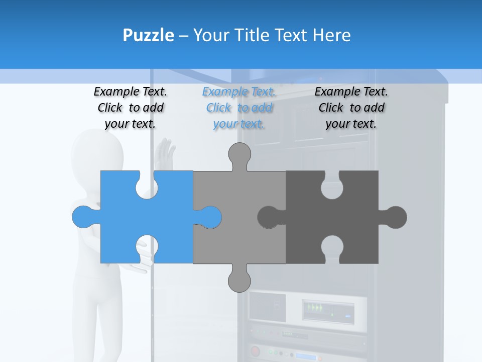 Tower Render Glass PowerPoint Template