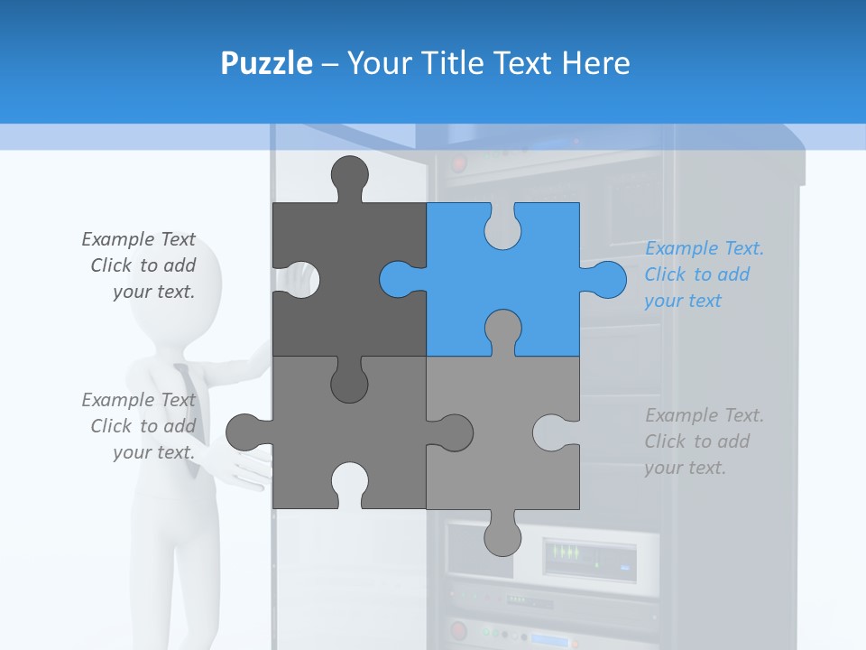 Tower Render Glass PowerPoint Template