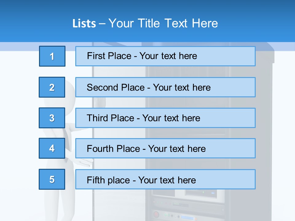 Tower Render Glass PowerPoint Template