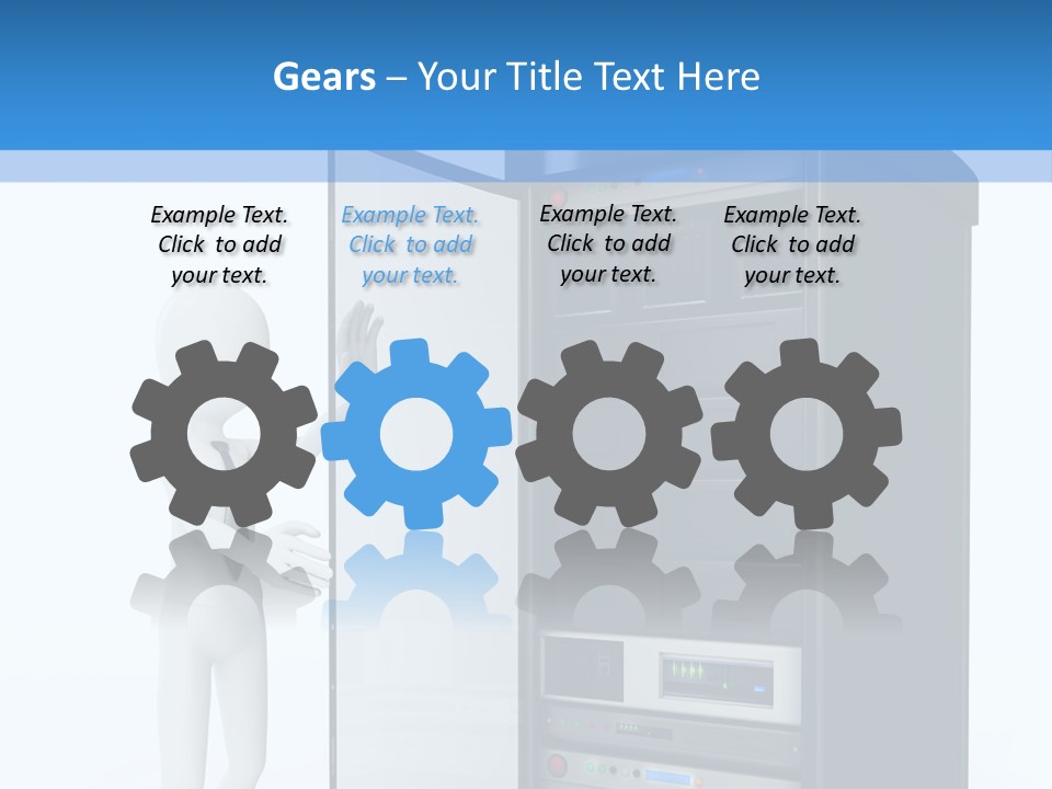 Tower Render Glass PowerPoint Template