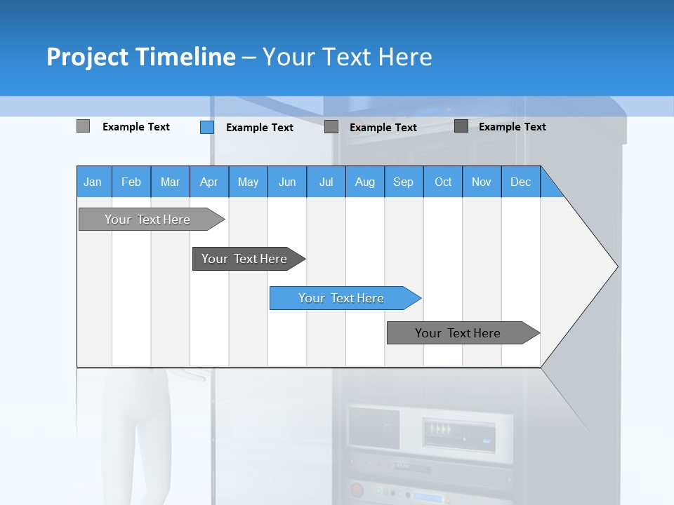 Tower Render Glass PowerPoint Template