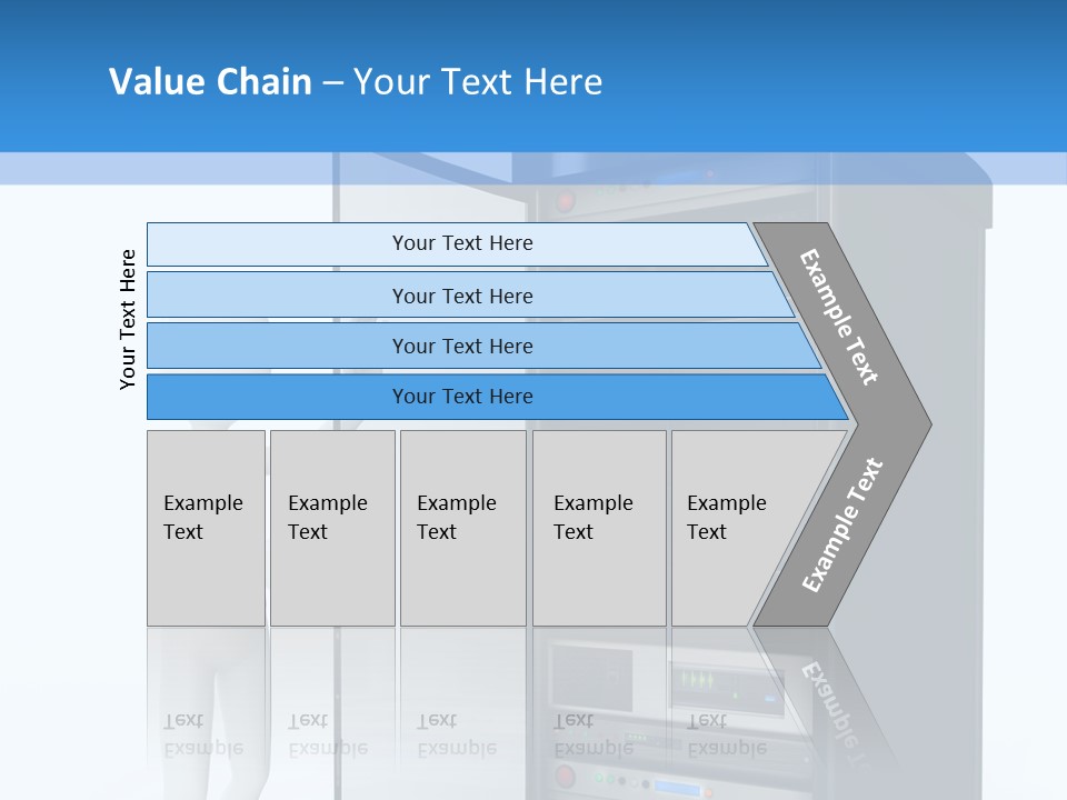 Tower Render Glass PowerPoint Template