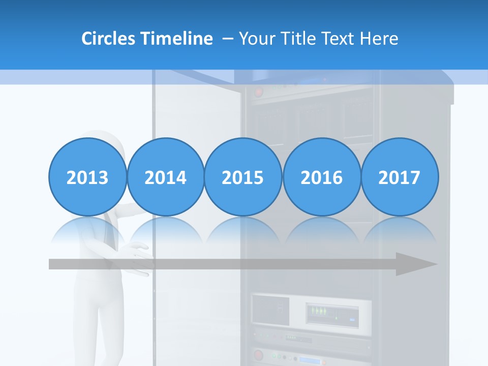 Tower Render Glass PowerPoint Template