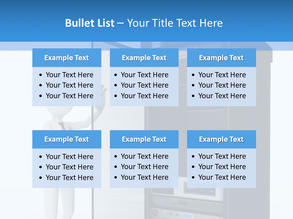 Tower Render Glass PowerPoint Template