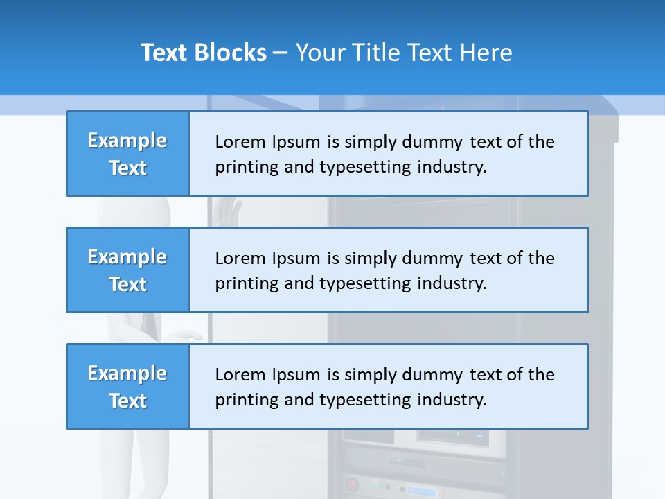 Tower Render Glass PowerPoint Template