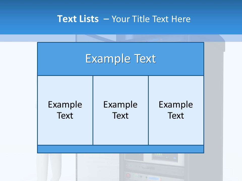 Tower Render Glass PowerPoint Template