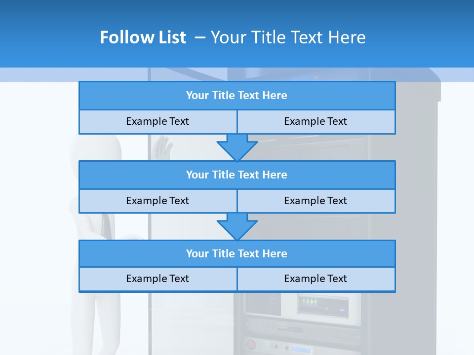 Tower Render Glass PowerPoint Template