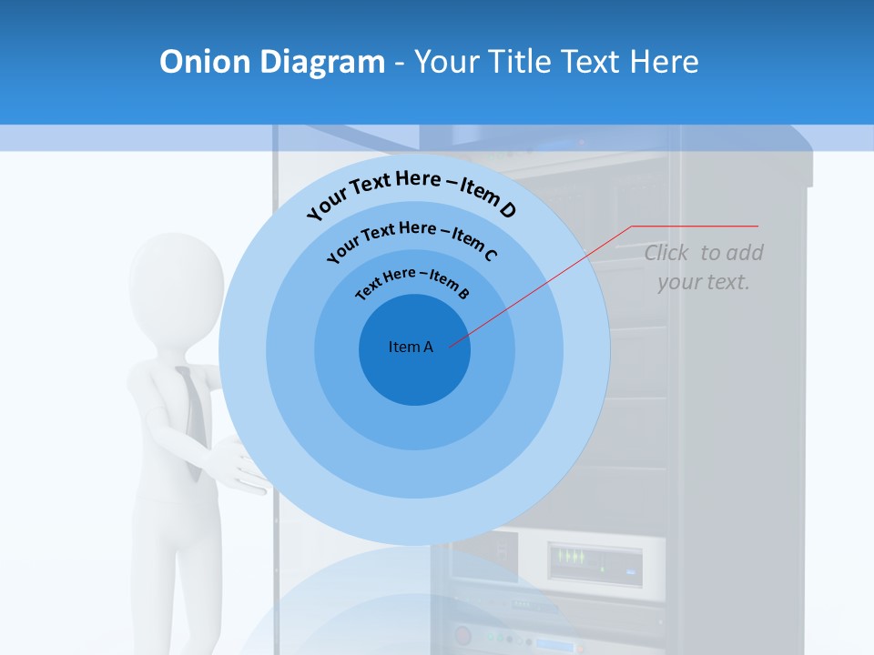 Tower Render Glass PowerPoint Template