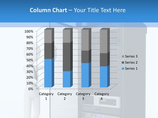 Tower Render Glass PowerPoint Template