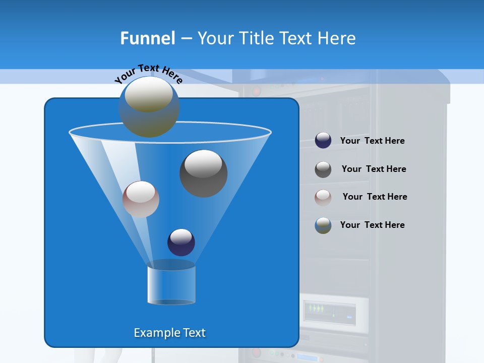 Tower Render Glass PowerPoint Template