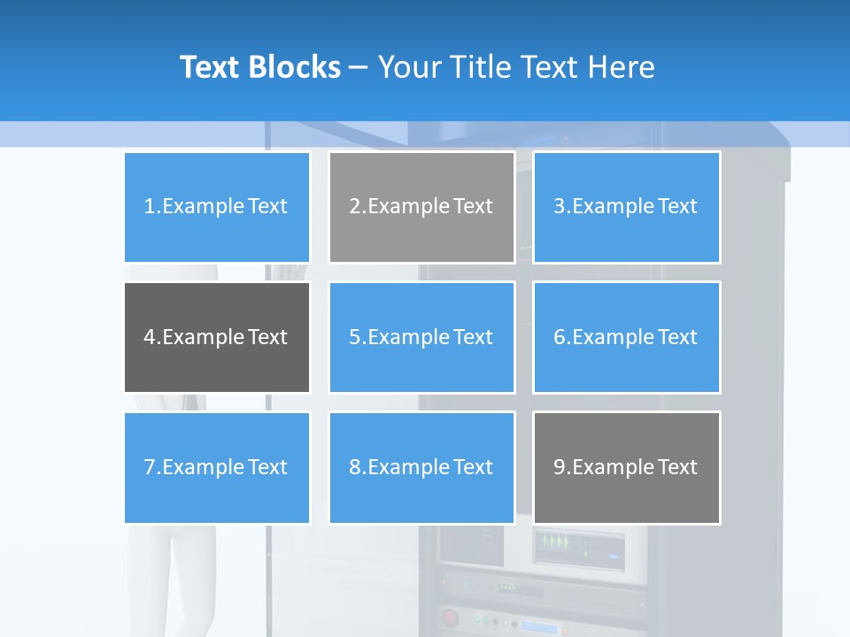 Tower Render Glass PowerPoint Template