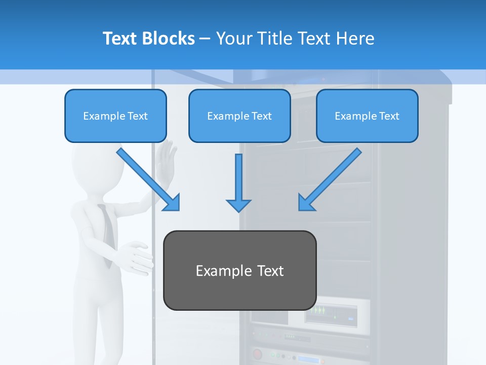 Tower Render Glass PowerPoint Template