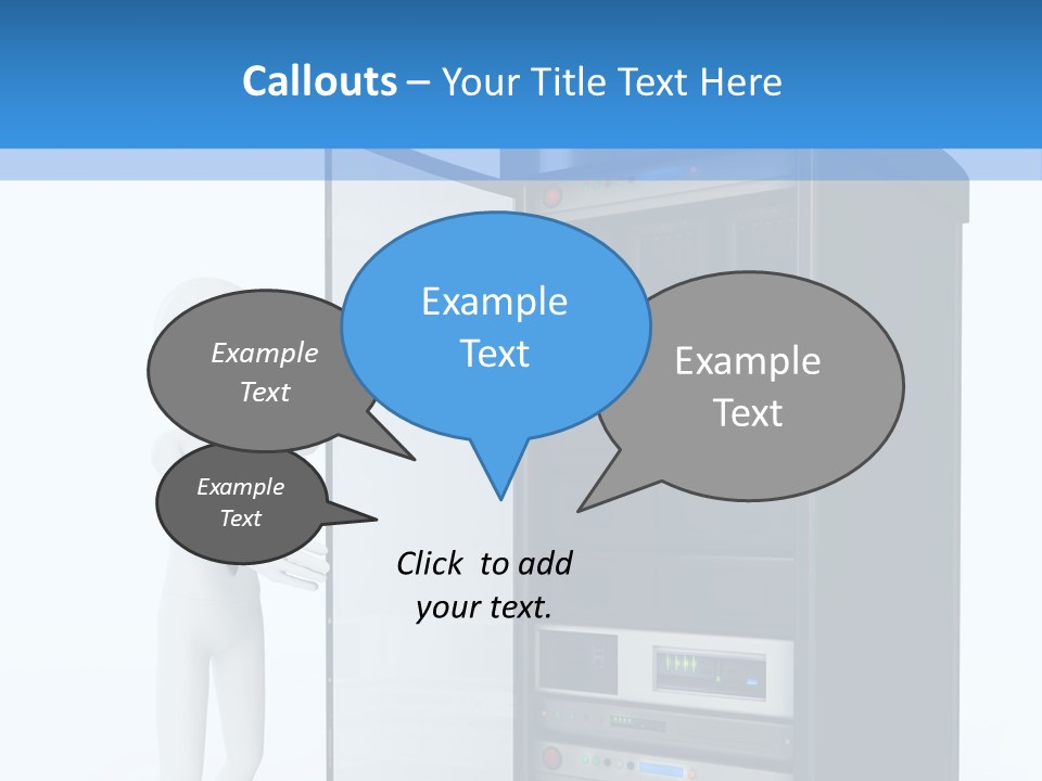 Tower Render Glass PowerPoint Template