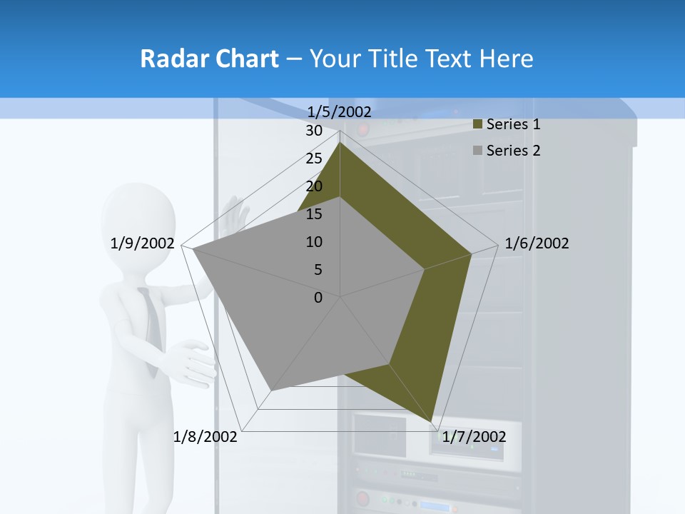 Tower Render Glass PowerPoint Template
