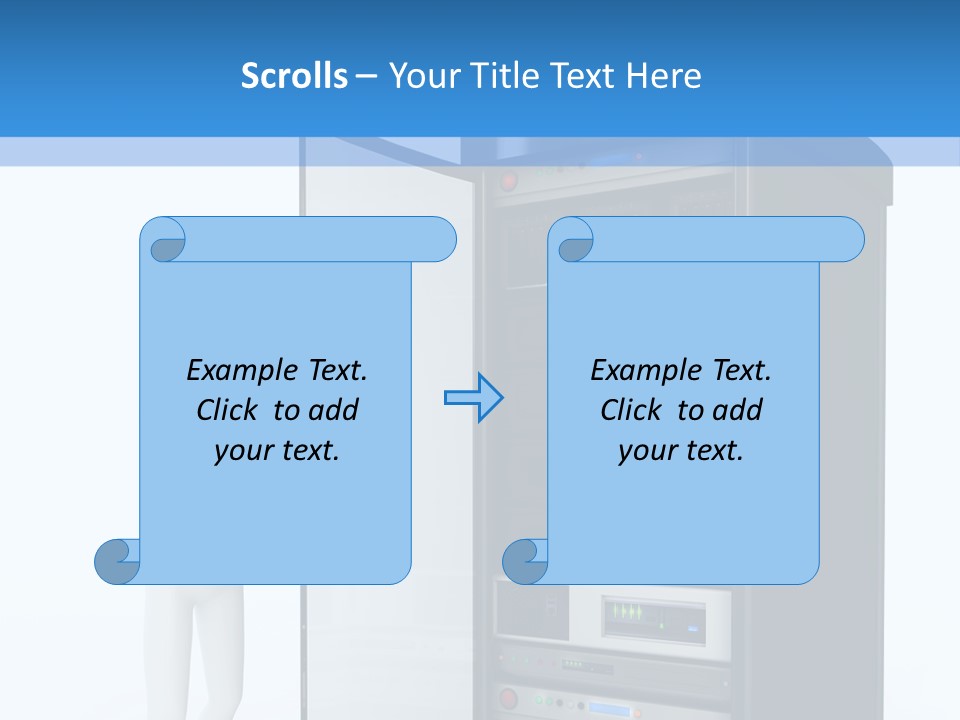 Tower Render Glass PowerPoint Template