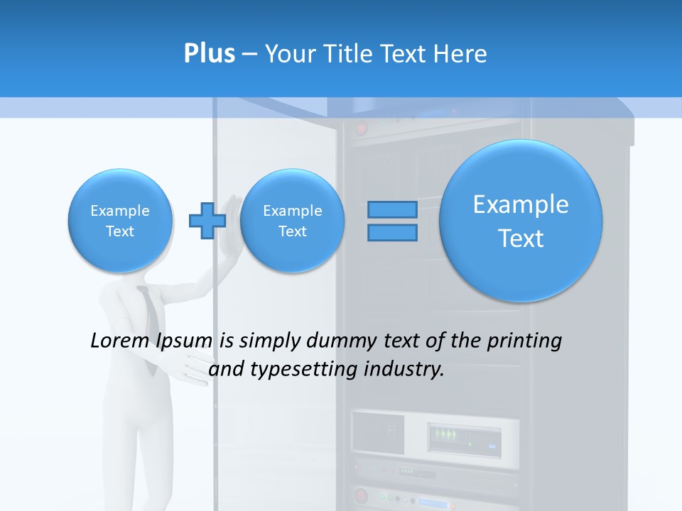 Tower Render Glass PowerPoint Template