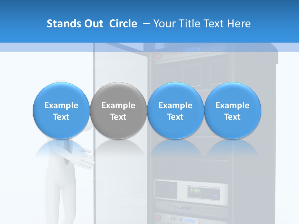 Tower Render Glass PowerPoint Template