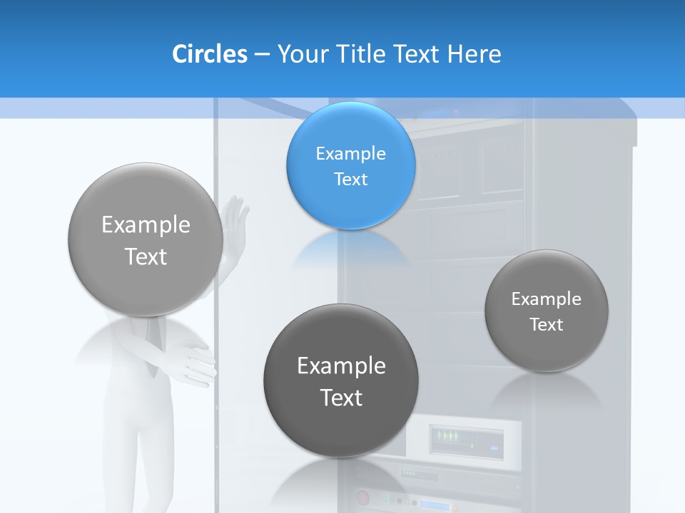 Tower Render Glass PowerPoint Template