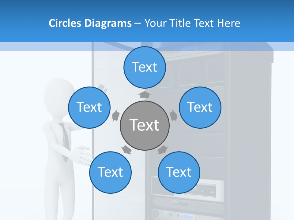 Tower Render Glass PowerPoint Template