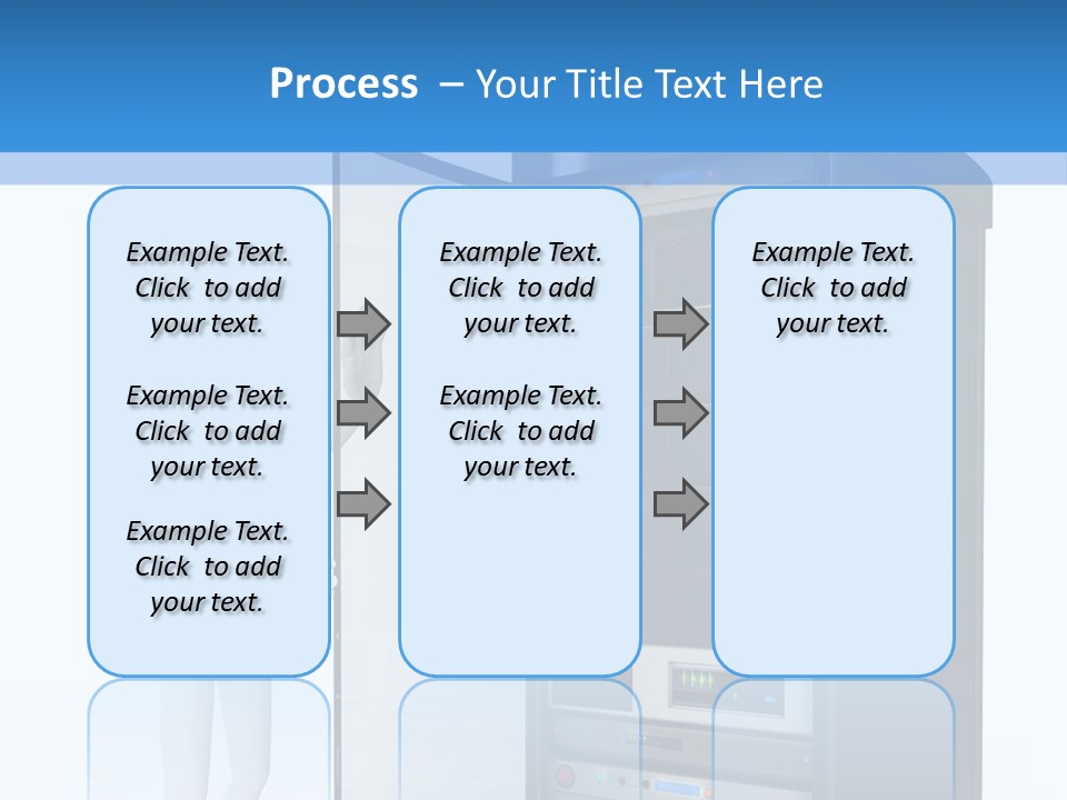 Tower Render Glass PowerPoint Template