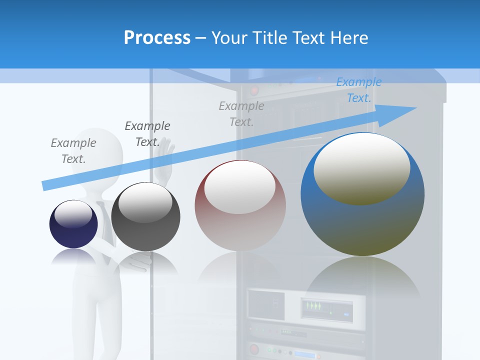 Tower Render Glass PowerPoint Template
