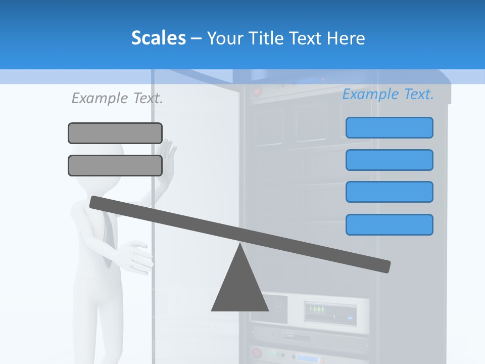 Tower Render Glass PowerPoint Template